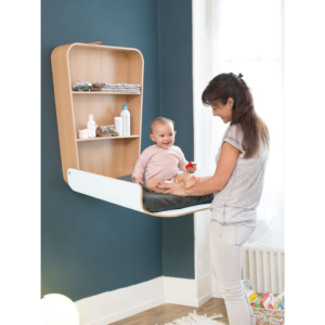 Holzwickeltisch Noga zur Wandmontage für jede Kinderzimmer