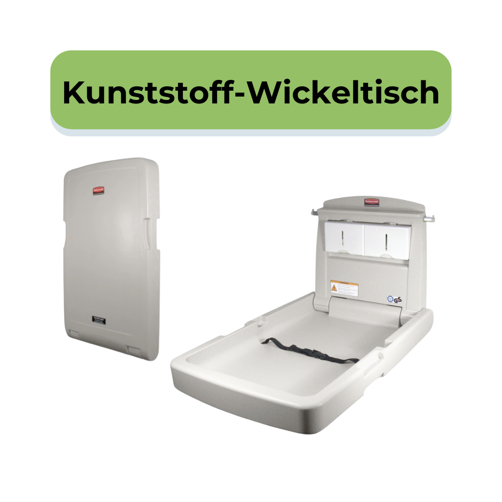 Klappbarer Wickeltisch aus Kunststoff